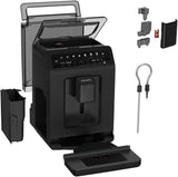 Krups EA897B Evidence ECOdesign automatische espressomachine, automatische espresso- en cappuccinofunctie, Quattro Force technologie, one-touch melkbekers, 8 presets, melksysteem, 1450W