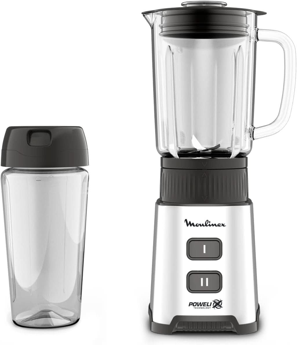 Blender Pulseo LM17GD, 400 W, 4 messen, 700 Ml, Draagbare container 600 Ml Keuken Naty Shop