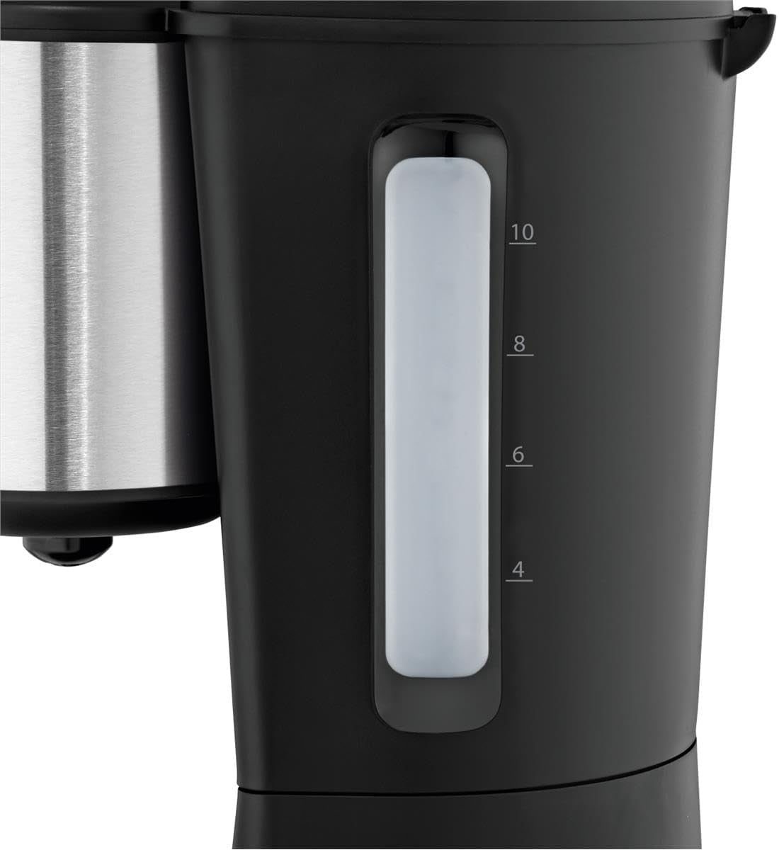WMF Bueno espressomachine met glazen karaf, filterkoffie, 10 kopjes, aan/uitknop, antidruppelsysteem, oscillerend filter, automatische stop, verwarmingsplaat, 1000W