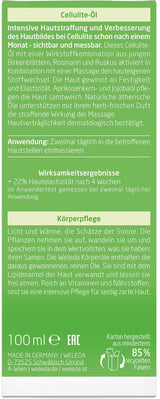 WELEDA Bio, Lichaamsolie met jojoba-olie, versterkt de huid en activeert de huidstofwisseling, 100 ml Douche en bad Naty Shop