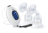 NUK Nature Sense Dubbele Elektrische Borstkolf | Met batterij, LCD-display 2X containers voor moedermelk van 150 ml Accessoires Voeding en borstvoeding Bebe Naty Shop Dubbele borstkolf