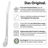 Mate Bio Theeset ● 3 Assortimenten Mate + Dubbelwandige Mate Mok van RVS + Bombilla + Zetinstructies (Zwart)