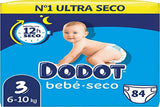 Bebé-Seco luiers, maat 3, 6 kg - 10 kg, 84 luiers, droogtijd tot 12 uur