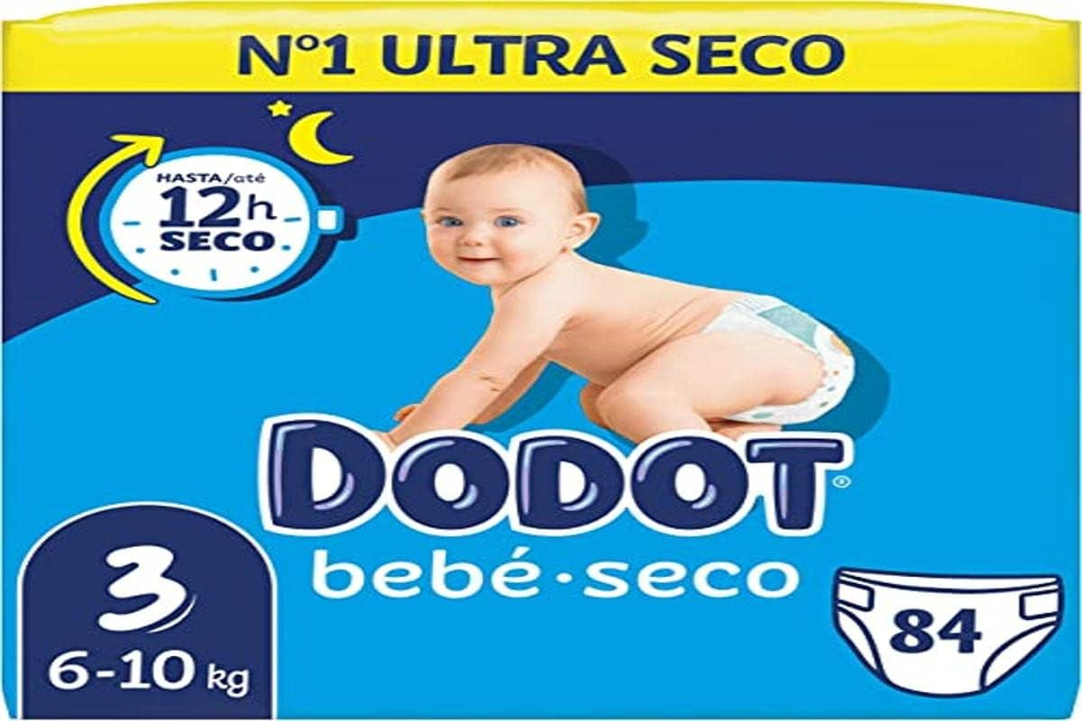 Bebé-Seco luiers, maat 3, 6 kg - 10 kg, 84 luiers, droogtijd tot 12 uur