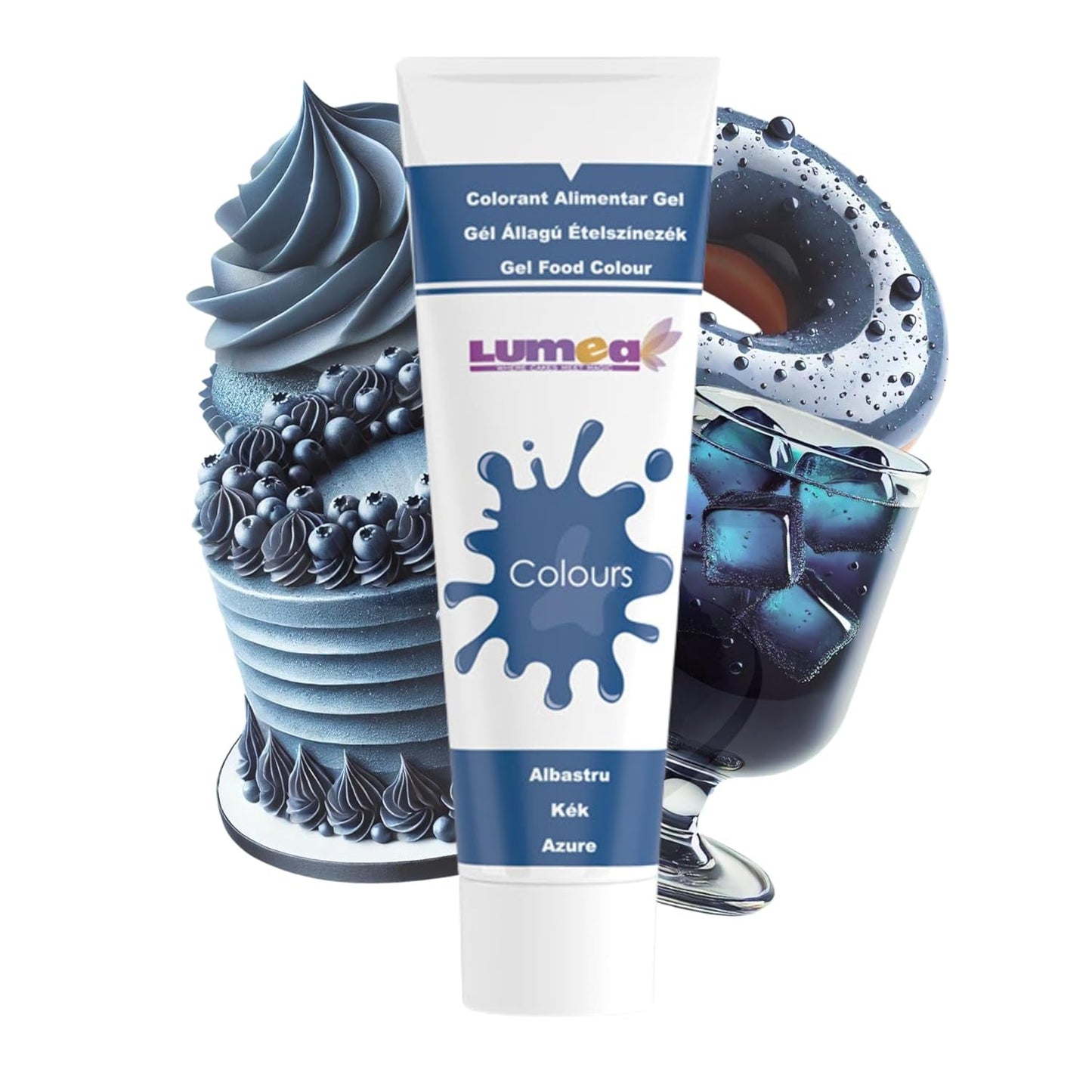 Dekozauber 24 rode kleurstof, gel, 30 g, veganistisch, suikervrij, hooggeconcentreerd, rode kleurstof voor fondant, botercrème, drankjes en meer