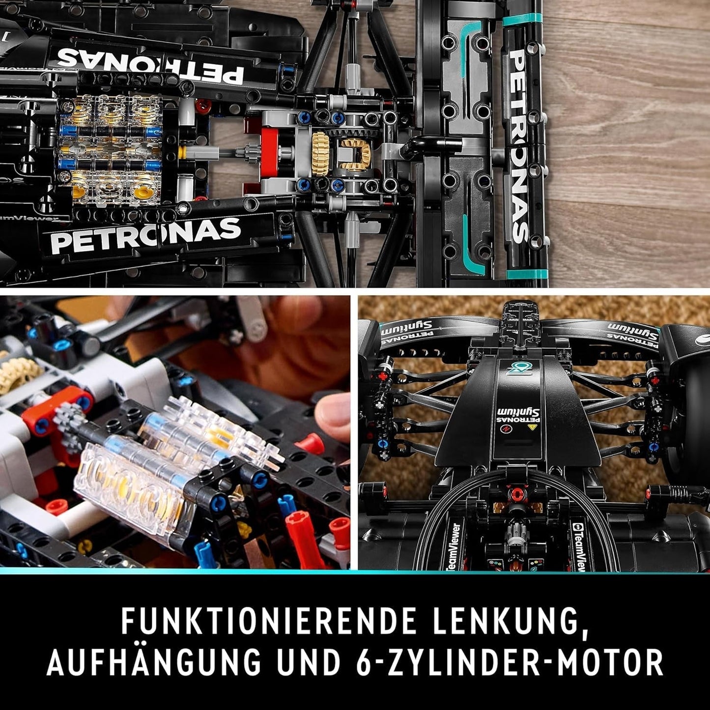 LEGO Technic Mercedes-Amg F1 W14 E prestatieset voor volwassenen, schaalmodel raceauto, verzamelobjecten voor thuis of op kantoor, Formule 1 cadeaus voor mannen, vrouwen 42171 Bouwsets Besuche in LEGO-Store