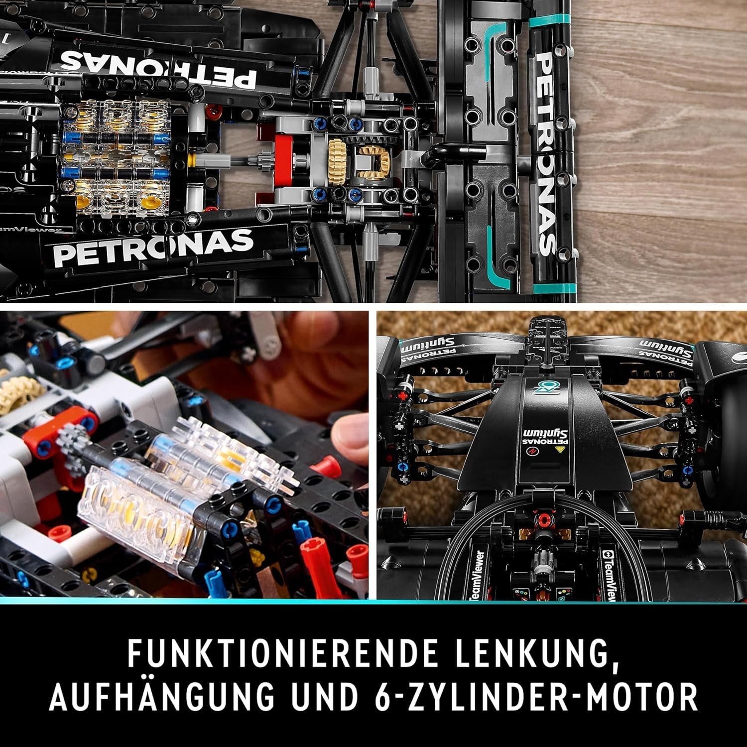 LEGO Technic Mercedes-Amg F1 W14 E prestatieset voor volwassenen, schaalmodel raceauto, verzamelobjecten voor thuis of op kantoor, Formule 1 cadeaus voor mannen, vrouwen 42171 Bouwsets Besuche in LEGO-Store