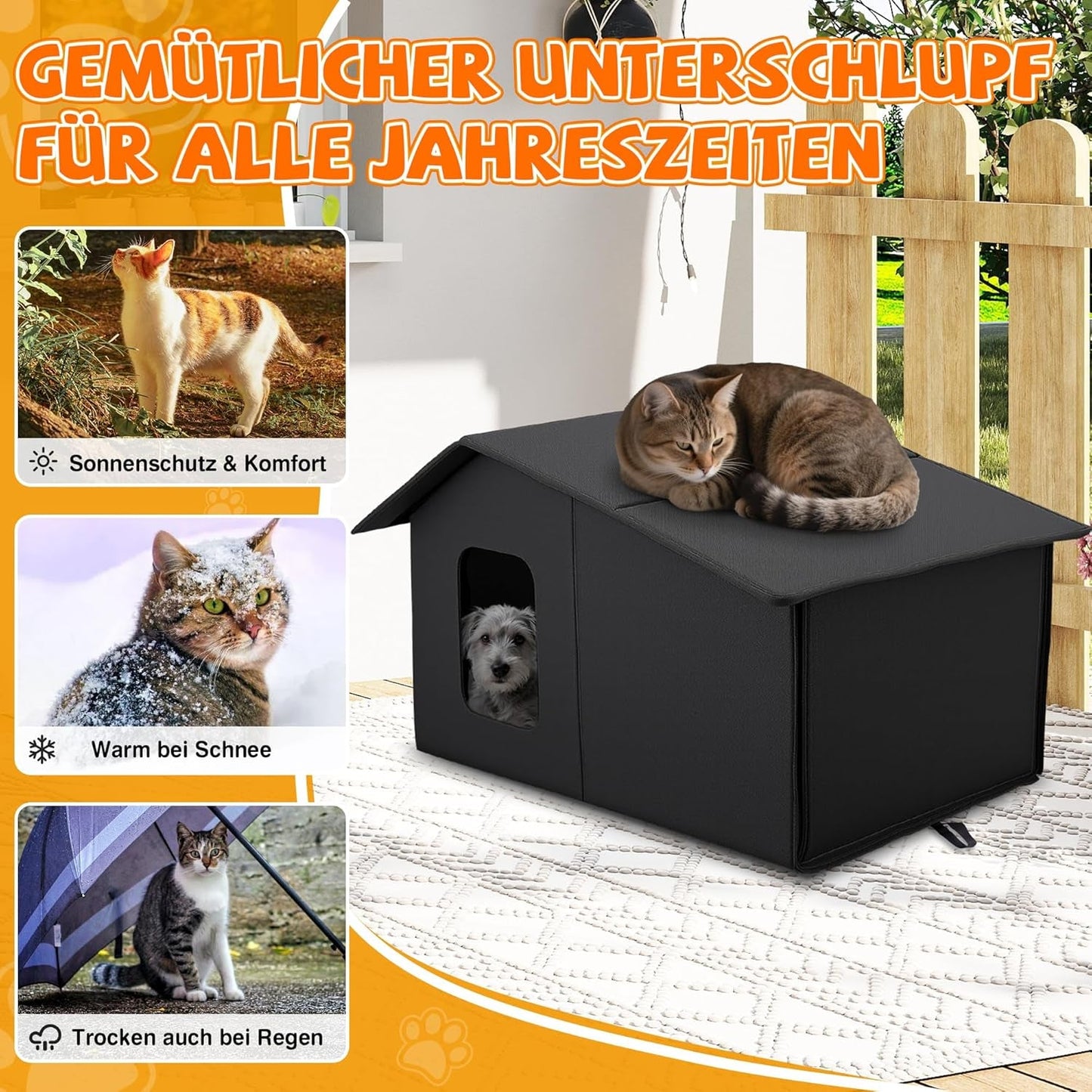 Dekens en meubels, Huisdieren, Grotten & Huizen, Katten, Kattenbedden, Katten - bedden, matrassen