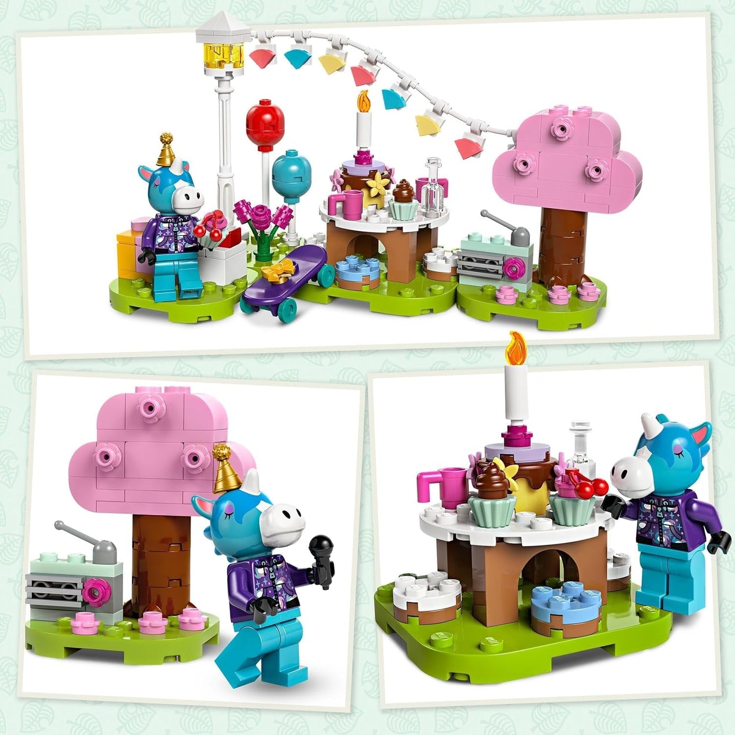 LEGO Animal Crossing Jimmy's verjaardagsfeestje Creatief speelgoed voor kinderen Videogame Paard Dierenset Cadeau voor meisjes en jongens vanaf 6 jaar 77046 Bouwsets