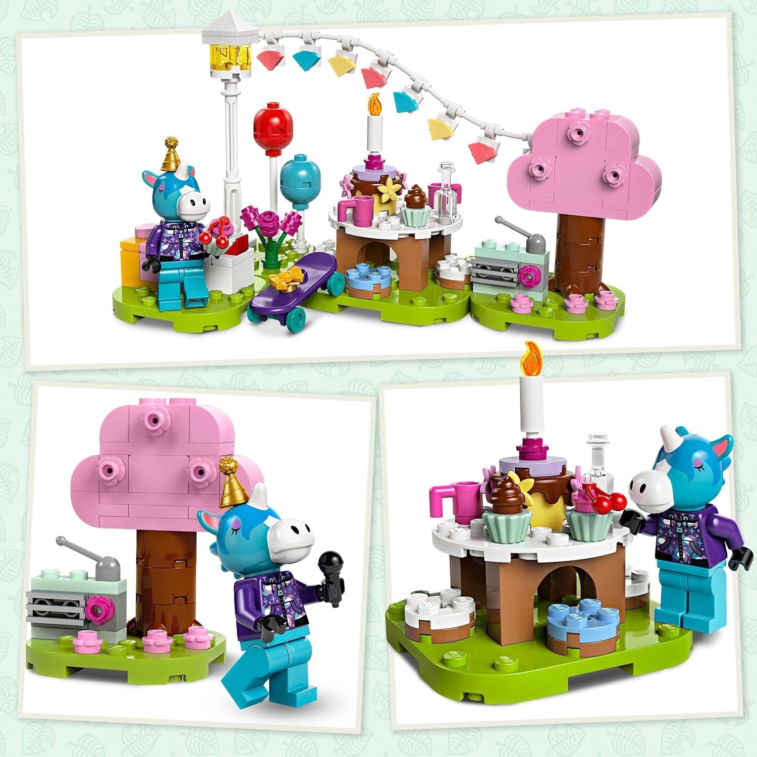 LEGO Animal Crossing Jimmy's verjaardagsfeestje Creatief speelgoed voor kinderen Videogame Paard Dierenset Cadeau voor meisjes en jongens vanaf 6 jaar 77046 Bouwsets