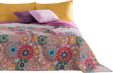 Decoking 12222 Sprei 200X220 Cm Roze Paars Wit Gekleurd Antraciet Sprei Dubbelzijdig Gekleurd Roze Wit Paars Quilten Bibi Bedden en Dekens Besuche den DecoKing-Store Paars Wit 200X220