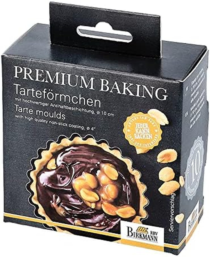 RBV Birkmann Premium Bakvorm, taartvorm, Ø 10 cm, 6 stuks, met afneembare bodem Vormen en bakplaten Naty Shop
