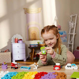 LEGO Classic creatieve set om te bouwen en te spelen - set met gekleurde stenen - bouw een huis, een hond, een grappige auto, een pianoklavier en een regenboog - knutselset voor jongens en meisjes vanaf 5 jaar Bouwsets Besuche den LEGO-Store