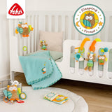 Fehn Activity Spiral Sleeping Forest - kinderwagenspeelgoed aanraken en vasthouden - babyspeelgoed voor bed, box, kinderwagen en autostoel - motorisch speelgoed voor baby's en peuters vanaf 0+ maanden Babyspeelgoed Naty Shop