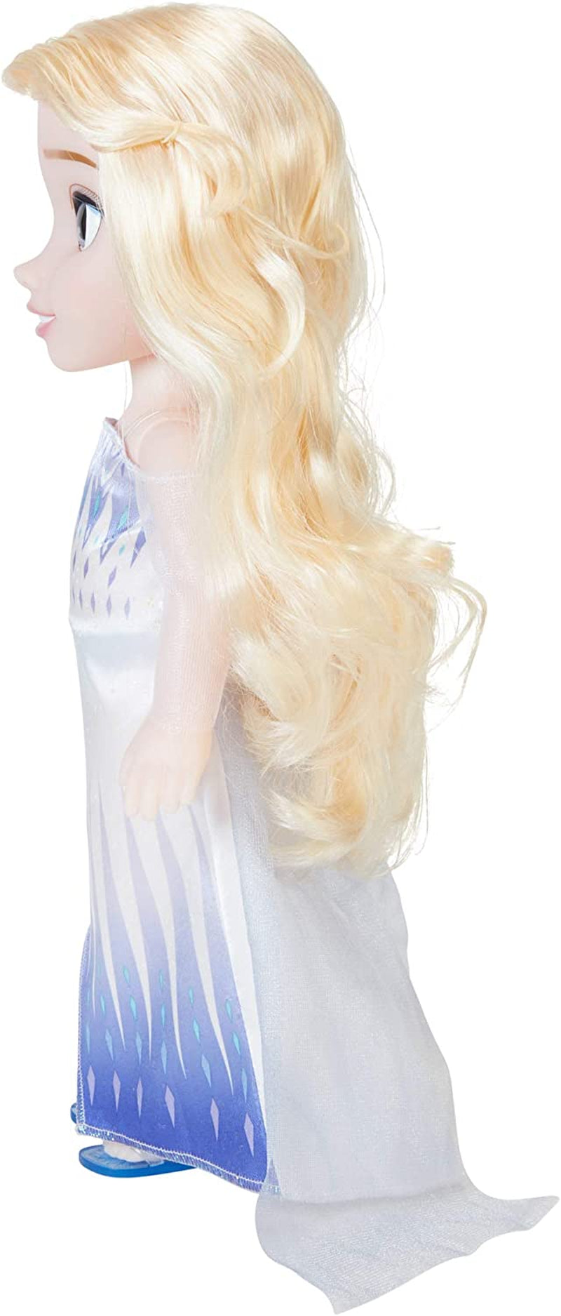 Disney Frozen 2 Elsa pop - 35 cm grote, beweegbare pop in iconische modejurk en lang golvend haar voor extra plezier, voor meisjes vanaf 3 jaar, 214894
