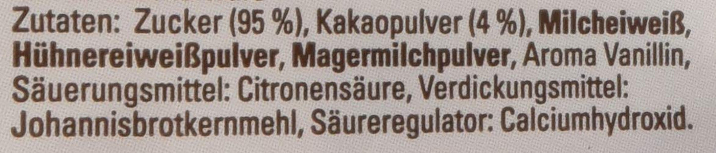 Fijne druppels met chocoladesmaak, verpakking van 18 (18 x 80 g)