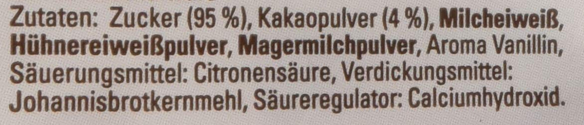 Fijne druppels met chocoladesmaak, verpakking van 18 (18 x 80 g)