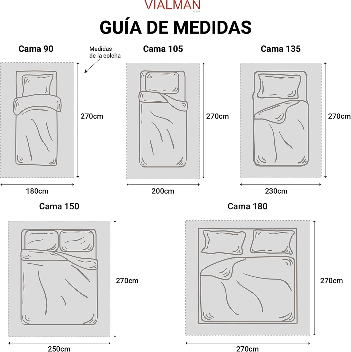 VIALMAN Lichte deken Sofia 29, Katoen Polyester, Bruin, Cama 135: 230 X 270 Cm Bedden en dekens Besuche den VIALMAN-Store