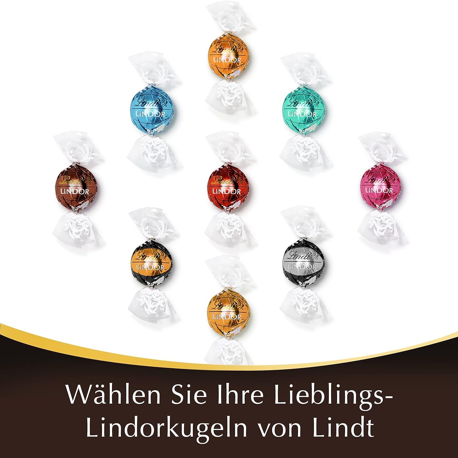 Lindor chocoladebolletjes 70% extra pure cacao | Zak van 137 g | Ongeveer. 10 bolletjes fijne pure chocolade met smelt-in-je-mond-vulling | Geschenk van chocolade | Chocolade geschenk