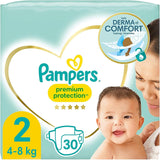 Pampers (oude versie), slipje, maat 4, 9 kg-15 kg, pakket van drie (1 x 88 luiers)
