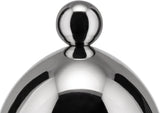 Alessi 90024 theepot met lepel, gemaakt van 18/10 roestvrij staal, hoogglans gepolijst
