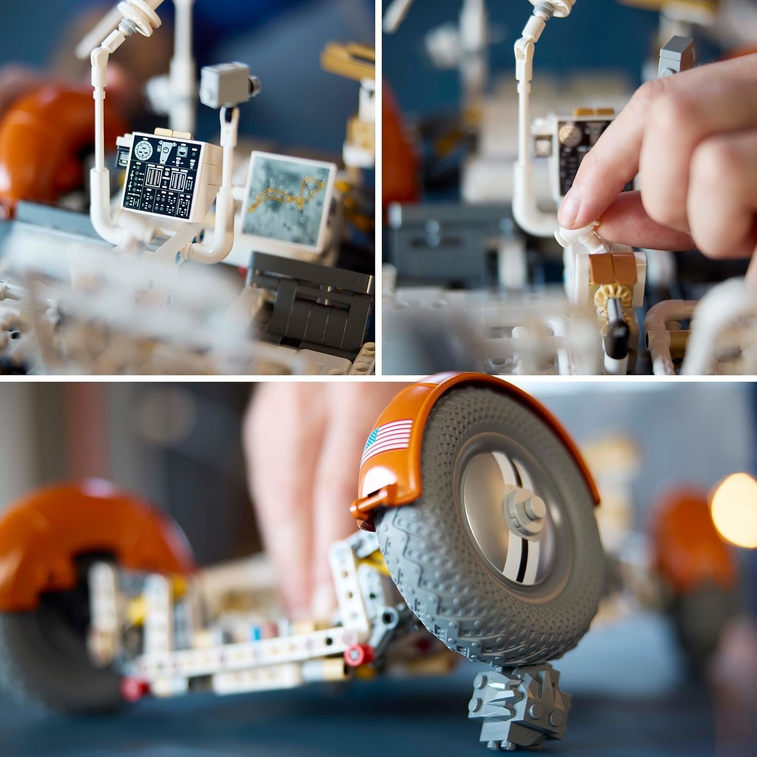 LEGO Technic NASA Apollo Lunar Roving Vehicle (LRV), maanrovermodel voor volwassenen, ruimteverzamelobject voor wetenschapsliefhebbers, bouwspeelgoed, ruimtevoertuigmodel 42182 Bouwsets Besuche in LEGO-Store