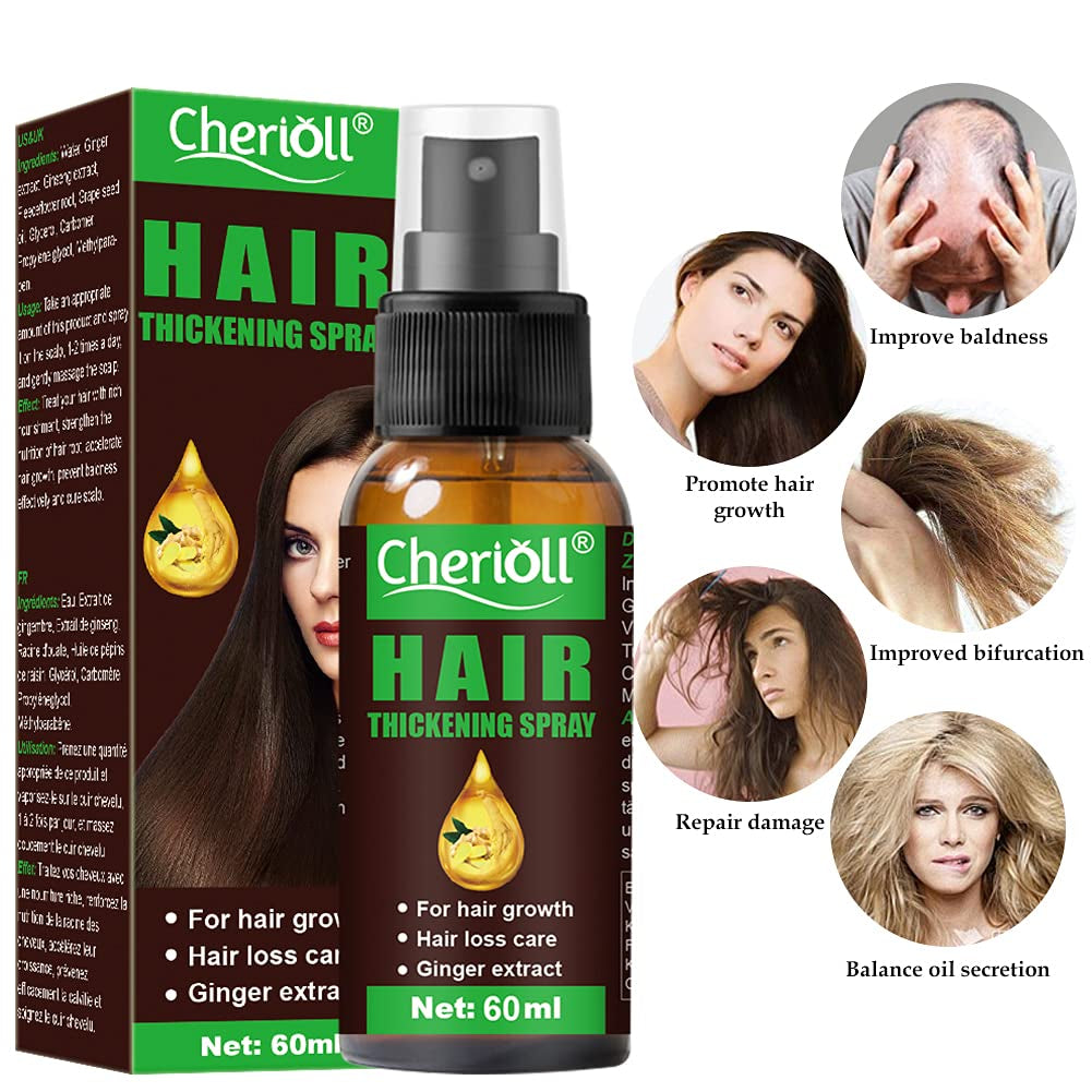 Haargroei, Anti Haaruitval, Haargroeispray, Haaruitval en Haarbehandeling, voor dunner wordend haar, Bevordert dikkere, vollere en snellere haargroei, 60ml Haarverzorging Naty Shop