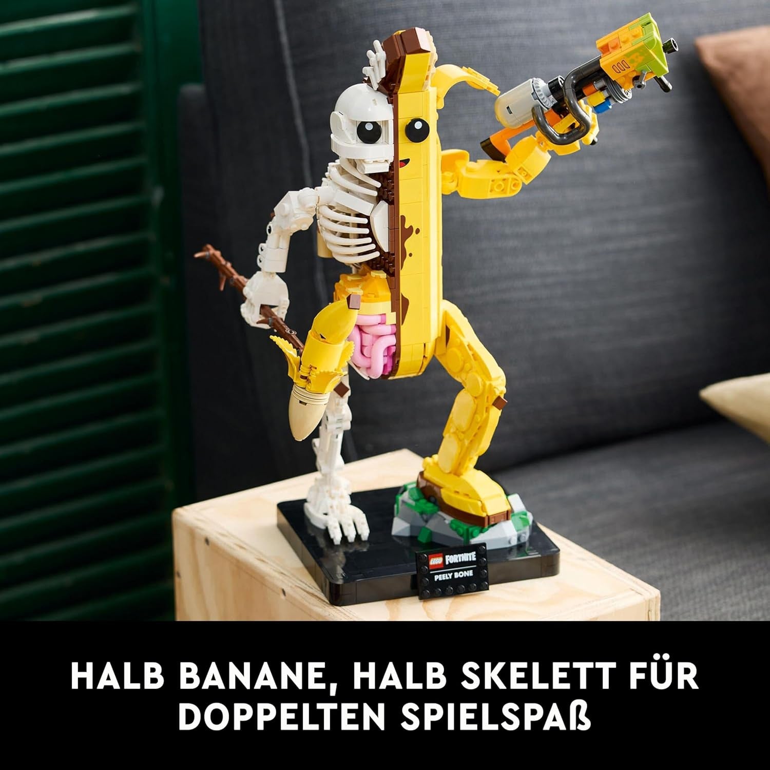 LEGO Fortnite bone shali - Inclusief verfwerper en komprikker - Collector's item voor fans van videogames - Bouwset voor volwassenen als decoratie voor thuis of op kantoor - 77072 Bouwsets Besuche den LEGO-Store