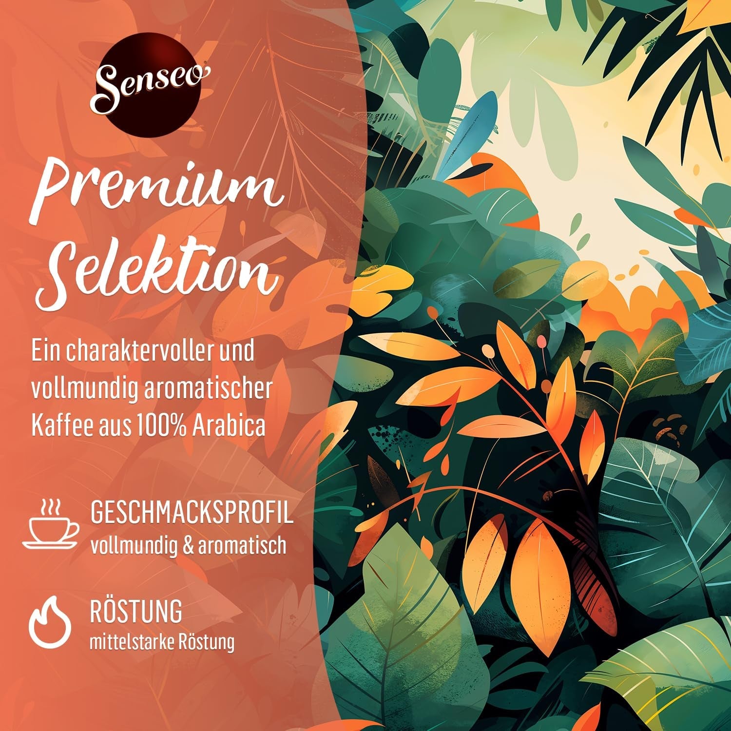 Senseo Pads Premium Selectie, 5 x 16 Getränke, 80 Kaffeepads