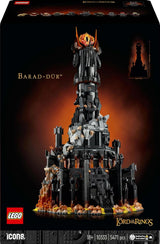 LEGO Icons The Lord of the Rings: Barad-Door bouwset voor volwassenen met Sauron, Gothmog, Orc, Frodo, Sam en Gollum minifiguren Filmmemorabilia Fan Collectible 10333 Bouwsets Beuche in LEGO-Store