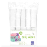 Bambino Mio Herbruikbare babydoekjes - Basic - Eco-vriendelijk, vrij van chemicaliën, dubbelzijdig, wasbaar, 10-pack, cloud - Verpakking kan variëren