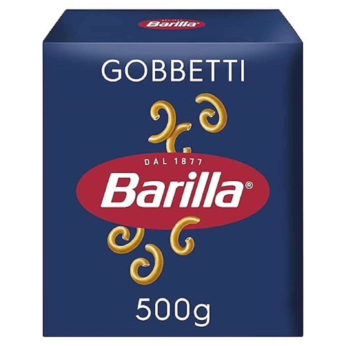 Pasta Barilla Klassiek Gobbetti nr. 51 van durumtarwe, altijd beetgaar (1 x 500 g)