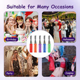 5 kleuren Tijdelijke haarverf Gekleurde haarwas Haarmascara Tijdelijke haarverfmascara voor meisjes en vrouwen Wasbaar haarverfkrijt Geschikt voor verjaardagen Cosplay DIY Halloween haarverf Naty Shop