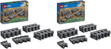LEGO 60205 Stadssporen 20-delige uitbreidingsset voor kinderen, jongens en meisjes Speelgoedset Bouwsets Besuche in LEGO-Store 26X72X19Cm (Pak van 2) Enkel