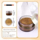 Chrome Nagel Pulver Spiegel Effect Metallic Staub Holografisch Glitter Glasierte Maniküre Decoratie Reflektierende Pigment voor DIY Gel Polish Nail Art, Harz Handwerk, Geschenke voor Goud