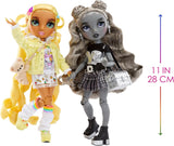 Special Edition Rainbow High Shadow High - Madison Twins Sunny en Luna - 2 modepoppen in gele en grijze designeroutfits, mix & match met accessoires - voor verzamelaars en kinderen van 4-12 jaar