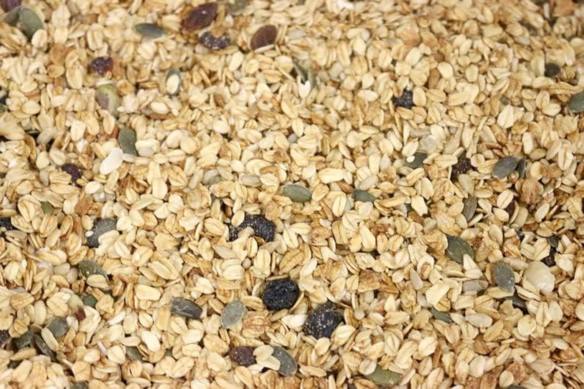 Muesli Deluxe Wholefood Earth - Een mengsel van vlokken met gedroogde vruchten, noten en zaden 1 kg | Niet-GMO | Rijk aan vezels