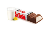 Kinder Chocolate - Gevulde melkchocoladerepen - 1 pakje met 24 individuele repen (24 x 12,5 g).