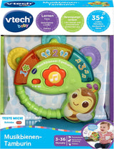 Vtech Baby Musical Bee Tamboerijn - Muzikaal speelgoed met cijfers, grappige geluiden, zinnen en liedjes - Voor kinderen van 3-36 maanden Babyspeelgoed Naty Shop