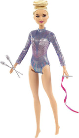 Barbie Je kunt alles zijn Serie Blond haar Ritmische gymnastiekaccessoires Pop inbegrepen Kindercadeau Speelgoed Leeftijd 3+ GTN65