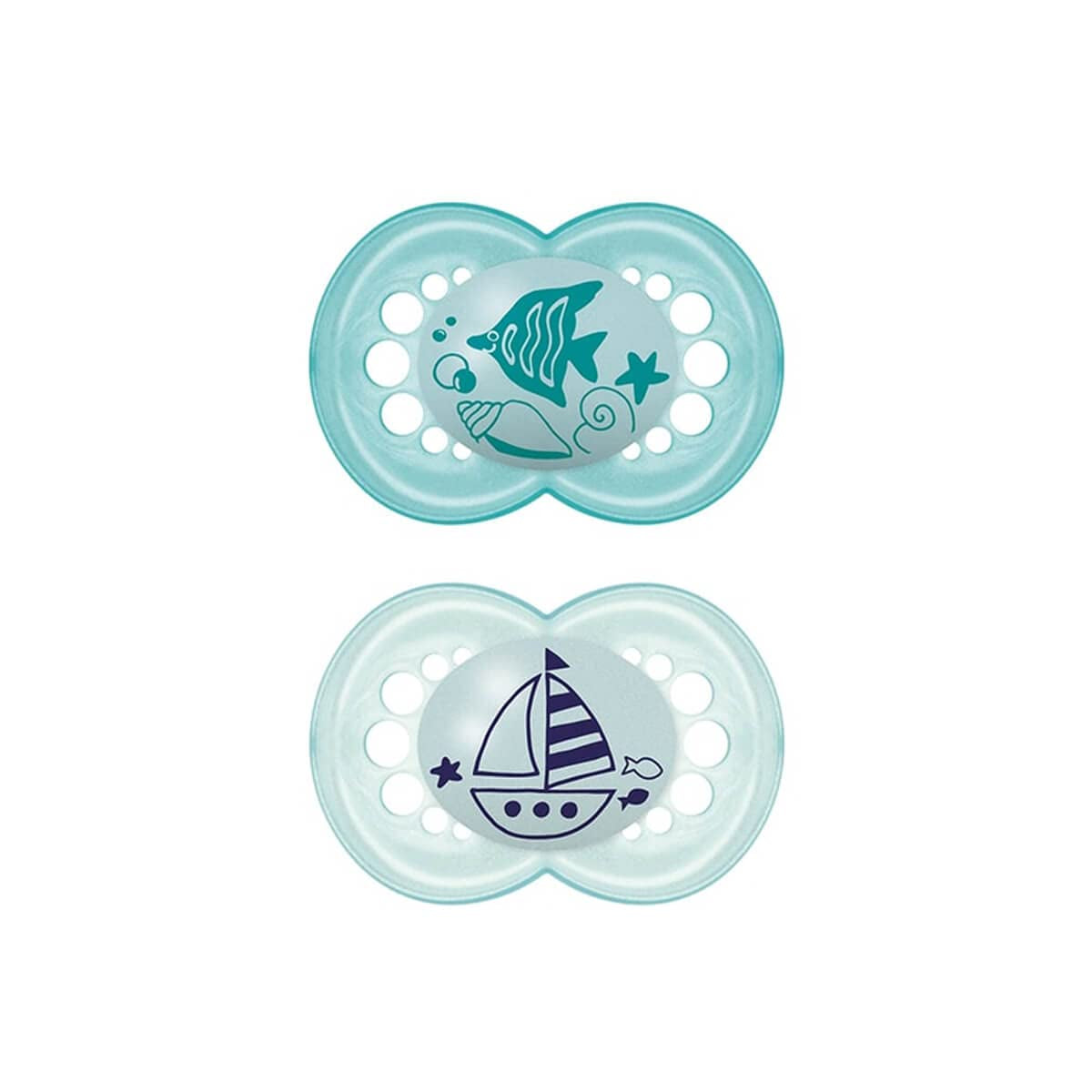 Mam Chupete Origineel Silic +16M 2U Blauw