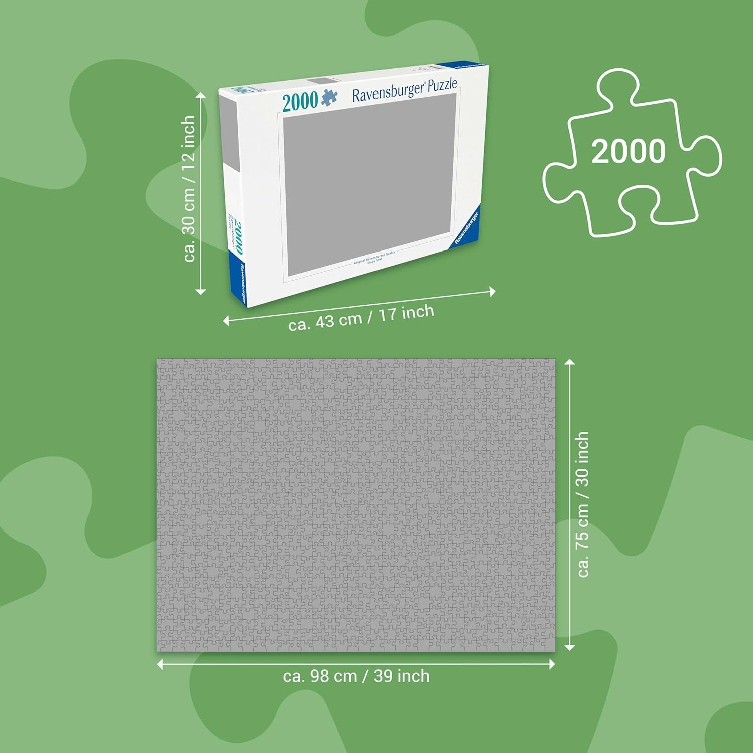 Ravensburger Puzzel 17441 Een duik op de Malediven - Puzzel van 2000 stukjes voor volwassenen en kinderen vanaf 14 jaar Puzzel Naty Shop