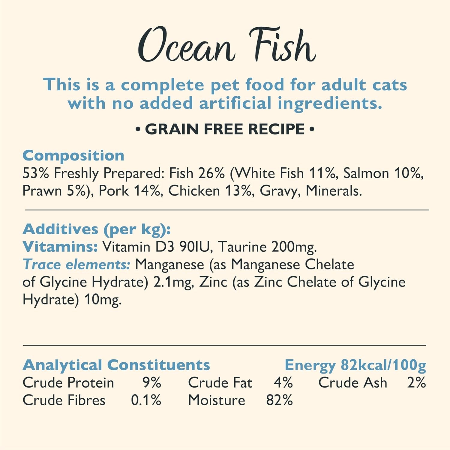 Lily's Kitchen Fish Tasty Cuts Nat kattenvoer - 24 stuks (24 x 85 g) Heerlijke stukjes vis in saus voor katten