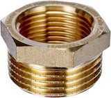 MEISTER Messing schroefdraadfitting, enkele binnendraad "x buitendraad 1 1/4" - corrosiebestendig en duurzaam - precisiebewerking / Pijpfitting / Fitting / FLOR92825