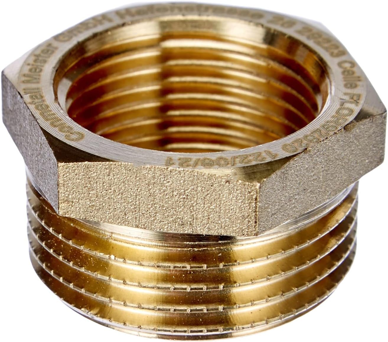 MEISTER Messing schroefdraadfitting, enkele binnendraad "x buitendraad 1 1/4" - corrosiebestendig en duurzaam - precisiebewerking / Pijpfitting / Fitting / FLOR92825