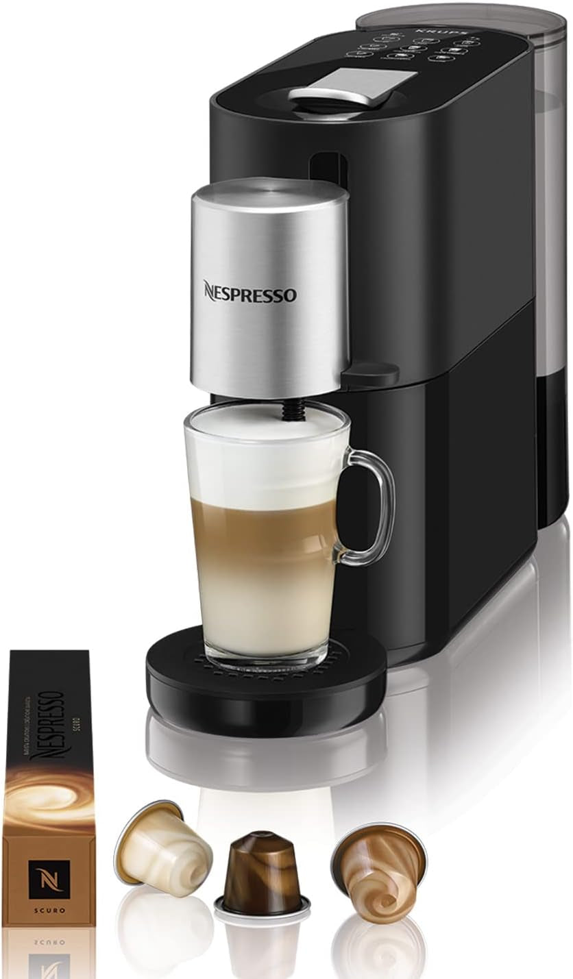 Krups Nespresso-espressomachine, capsule-espressomachine, espresso barista-stijl, melkopschuimer, gemaakt in Frankrijk YY4355FD