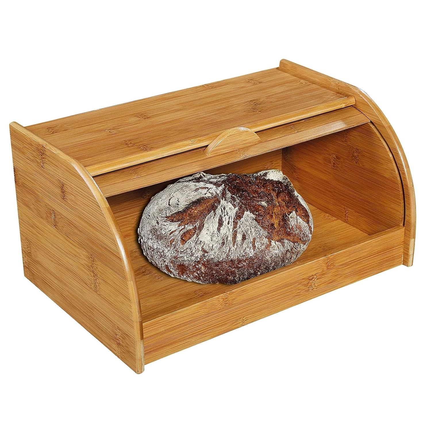 54118 Broodmand, bamboe 40 x 26 x 20 cm, bruin, 40,x 27,5 x x 21,5 cm Voedselbewaardozen Naty Shop
