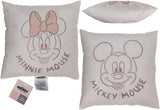 Sierkussen Out of the Blue, Disney, Minnie & Mickey 40 X 40 cm, hoes: 100% katoen, vulling: 100% polyester Naty Shop standaard kussens Standaard titel