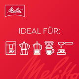Melitta BellaCrema La Crema Ganze Kaffee-Bohnen 1kg, ungemahlen, Kaffeebohnen für Kaffee-Volautomat, medium Röstung, geröstet in Deutschland, Stärke 3