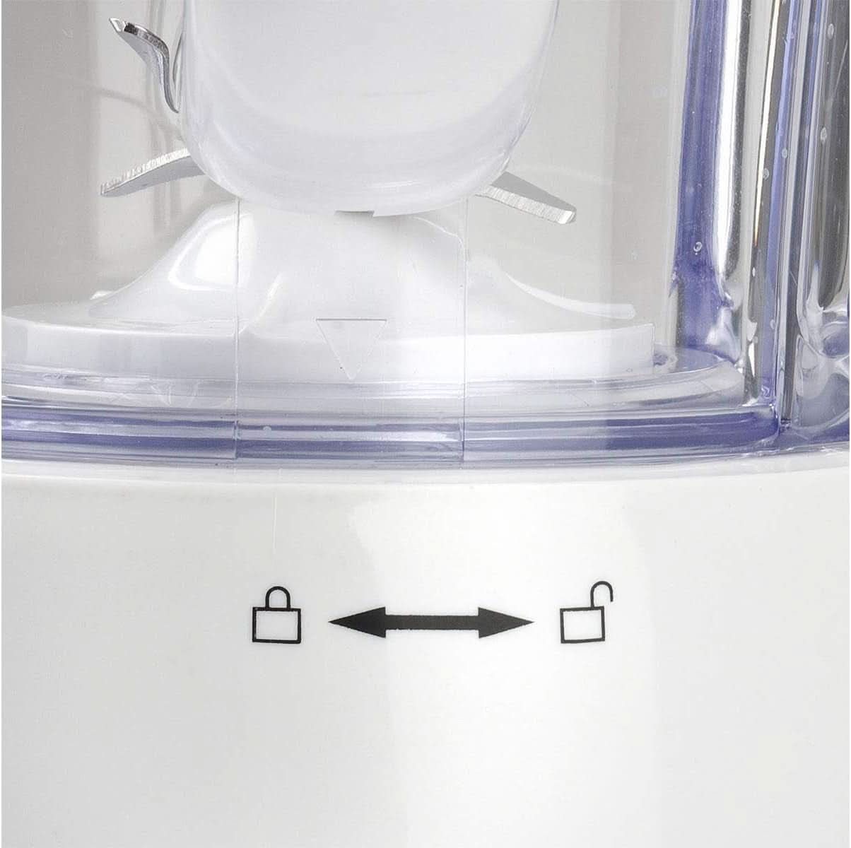 Girmi FR46 Elektrische Mixer, 1,5 Liter, 2 Geschwindigkeiten Met Pulse-Funktion, 4 Edelstahlklingen, Messbecherdeckel, Messbecher Mit Scale, Sicherheitseinrichtung, Weiß/Rot Kitchen Naty Shop